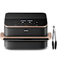 Miniatyrbillede 1 af 6: Luftfriter - COSORI - Twinfry Chef Edition - 10 Liter - 2800 W - Temperatur 35°C-240°C Svart / Koppar