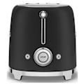 Miniatyrbillede 3 af 4: Brødrister - SMEG - TSF01BLMEU - Mat Sort - 950 Watt - 2 Skiver Matte svart