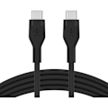 Miniatyrbillede 1 af 4: USB-C til USB-C silikone kabel Belkin - sort - 3 m