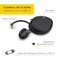 Pikkukuva 2 / 4: Langaton kuuloke - JABRA - Evolve2 65 - USB-C - Mono - Melunpoisto