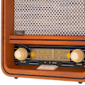 Miniatyrbillede 4 af 6: Radio Rétro - Camry - CR1188 - Bluetooth - AM/FM - Brown Wooden Case kastanj