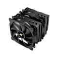 Pikkukuva 2 / 5: Hiditec C40 Pro CPU Tuuletin Kaksoistorni TDP 290W 6putkea 140mm Musta