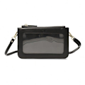 Miniatyrbillede 4 af 4: Vandret taske - KSIX - Sort-Beige - Smartphonerum - Justerbar rem - 20x13 cm Svart-beige