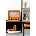 Miniatyrbillede 3 af 6: Radio Rétro - Camry - CR1188 - Bluetooth - AM/FM - Brown Wooden Case kastanj