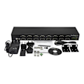 Pikkukuva 4 / 4: USB-sarjakeskitin - STARTECH - USB-16x DB9 RS232 -sovitin - Telineeseen asennettava - FTDI - Musta