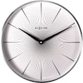 Miniatyrbild 1 av 4: Väggklocka - NeXtime - 2 sekunder - Ø 40 cm - Metall - Vit Vit