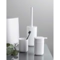 Pikkukuva 3 / 3: WENKO Davos design nestesaippua-annostelija, tilavuus 350 ml, BPA-vapaa muovi, 9,8x13x7,8 cm, matta valkoinen