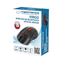Pikkukuva 2 / 2: Bluetooth-hiiri VIRGO EM129R 1600DPI Musta Punainen
