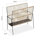 Miniatyrbillede 2 af 2: Magasinhylde - VERSA - One Size - Metal - Indendørs - Kontor Metall