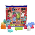 Miniatyrbild 1 av 6: Mega Bloks - Medium Pink Bag 60 tegelstenar - Byggstenar - 12 månader och + DCH54 Flerfärgad