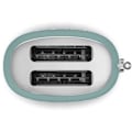 Miniatyrbillede 3 af 4: Brødrister - SMEG - TSF01EGMEU - 2 ekstra brede åbninger - 950 Watt - Smaragdgrøn smaragdgrön