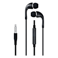 Miniatyrbillede 2 af 2: In-ear headset - Not specified - 3.5 mm - Wired - With microphone - Black/White Svart