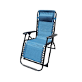 Miniatyrbild 1 av 6: Fällbar Chaise Longue för Utomhusbruk 90 x 108 x 66 cm Blå - Marbueno