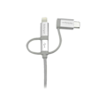 Pikkukuva 4 / 4: Moniliitin USB-kaapeli - StarTech.com - LTCUB1MGR - 1 m - Lightning, USB-C, Micro USB