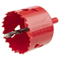 Miniatyrbillede 1 af 5: BiM Multi Material Hulsav - Diameter 60 mm - Skæredybde 40 mm - Centreringsbor - WOLFCRAFT Röd
