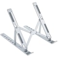 Miniatyrbillede 1 af 2: TooQ TQLRS0035-AL - Aluminiumslegeringsstativ til bærbar computer, tablet, mobil og bog, foldbar, justerbar til 7