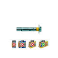 Miniatyrbillede 1 af 2: Skrue DT12-C M 12 X 70 Forzinket - Celo - Parti med 50 stk.