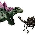 Miniatyrbillede 3 af 5: Dinosaur- og skeletudgravning 2 i 1 - Stegosaurus - SES CREATIVE Flerfärgad