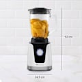 Miniatyrbillede 2 af 2: Ufesa hvidguldsblender, 1500 W effekt, 1,5 l glas, hastighedsindstilling med LED, isbatteri, 6 knive i rustfrit stål