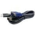 Pikkukuva 2 / 2: KVM-kaapeli - TRENDNET - 4,57 m - USB 2.0 - USB- ja VGA-liitin - Yhteensopiva useiden käyttöjärjestelmien kanssa