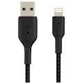 Miniatyrbillede 4 af 4: BELKIN - kabel - Lght USBA flettet kabel 2M sort