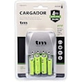Miniatyrbillede 1 af 2: Batterioplader - TM ELECTRON - R03/R6 - Genopladelig