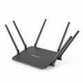 Pikkukuva 2 / 4: Talius modeemi - reititin, tech 4 u - TAL-RT2100GLAN - Talius Gigabit WiFi Router 2100 Mbps Dual Band 4 porttia 6 antennia
