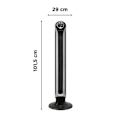 Miniatyrbillede 4 af 6: Rowenta Søjnevindue 100cm 40w 3 hastigheder sort - vu6670f0 Svart