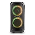 Miniatyrbillede 3 af 6: NGS WILD TEMPER : BÆRBAR FESTHØJTALER 200 W, LED-LYS, BLUETOOTH OG TWS COMPATIBLE, USB/AUX INDTIL, 5 TIMERS BATTERI. Svart