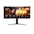 Pikkukuva 1 / 2: Kaareva näyttö - AOC - CU34G4Z - 34 tuumaa - 240 Hz - FreeSync Premium - HDR400