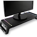 Miniatyrbillede 1 af 2: Riser Stand for Laptop/Monitor - DEEPGAMING - SN06 - Sort - RGB - Blandet Svart