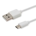 Pikkukuva 2 / 4: USB-kaapeli - SAVIO - CL-123 - 1 m - USB 2.0 - USB A:sta Micro-USB B:hen - Valkoinen