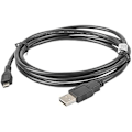 Miniatyrbillede 1 af 2: Lanberg CA de usbm-10cc 0018 de BK USB 2.0 A han-han kabel til USB Micro B han sort 1,8 m
