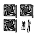 Miniatyrbild 3 av 6: PC-fläkt - FRACTAL DESIGN - Momentum 12 RGB - 3-pack - FDB - ARGB Gen 2 ljusring - PWM-kontroll
