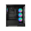 Miniatyrbillede 5 af 6: NOX Hummer GLOCK ARGB Semitorre ATX Tempereret Glas USB-C Sort