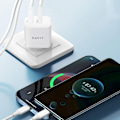 Miniatyrbillede 4 af 6: Lader - strømadapter Havit - UC30 EU - USB-A + USB-C lader