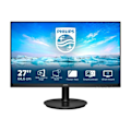 Miniatyrbillede 2 af 3: Philips V-line 271V8LA LED-skærm - 27' - 1920 x 1080 Full HD - VA - 4 ms - HDMI, VGA - Tekstureret sort