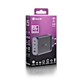 Miniatyrbild 6 av 6: NGS BUD 140W: Universell väggladdare 140W med 4 portar: 3 USB-C + 1 USB-A. Snabb och säker laddning. Samtidig laddning.