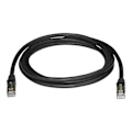 Pikkukuva 3 / 4: STARTECH Cat6a STP koukuton suojattu verkkokaapeli - 2m musta - Anti-Snag RJ45 Ethernet-johto - Patch-kaapeli