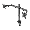 Miniatyrbillede 5 af 5: Fladskærmsstativ - NewStar - FPMA-D550DBLACK - Sort - 2 Skærme - 81,3 cm Max - 16 kg