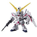 Miniatyrbild 2 av 4: Gundam Model Kit - Bandai - Unicorn Gundam Destroy Mode Gunpla SD EX-STD 8cm