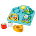 Miniatyrbild 1 av 3: Pusselfordonsleksak - Fisher Price - Form och ljud - Djur - Ljud och ljus