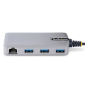 Miniatyrbild 3 av 3: USB-C Hub - STARTECH.COM - 5G3AGBB-USB-C-HUB - 3 portar USB-A - Gigabit Ethernet - 5 Gbps