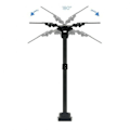 Miniatyrbillede 3 af 3: Vægmontering til TV - TOOQ - LP2142TNL-B - Sort metal - 13"-42" - Fast