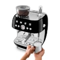 Pikkukuva 2 / 5: Yhdistelmä espresso-kahvinkeitin 50-luvun musta - Smeg