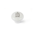Miniatyrbillede 1 af 2: Møbelknop - Rei - MOD.E815 - Porcelæn - Børstet finish - Sæt med 4 enheder Vit