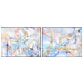 Miniatyrbild 1 av 3: ram 122 x 4,5 x 92 cm modern abstrakt (2 enheter)