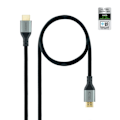 Pikkukuva 1 / 2: Nanokaapeli 10.15.8103. Kaapelin pituus: 3 m, Liitin 1: HDMI Type A (vakio), Liitin 1 sukupuoli: Uros, Liitin 2: HDMI