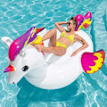Miniatyrbillede 2 af 4: BESTWAY Unicorn XXL ride på float 224 x 164 cm Flerfärgad