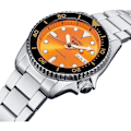 Miniatyrbillede 2 af 3: Ur - Seiko - 5 SRPK35 - Mekanisk - Orange urskive - Rustfrit stål Pengar